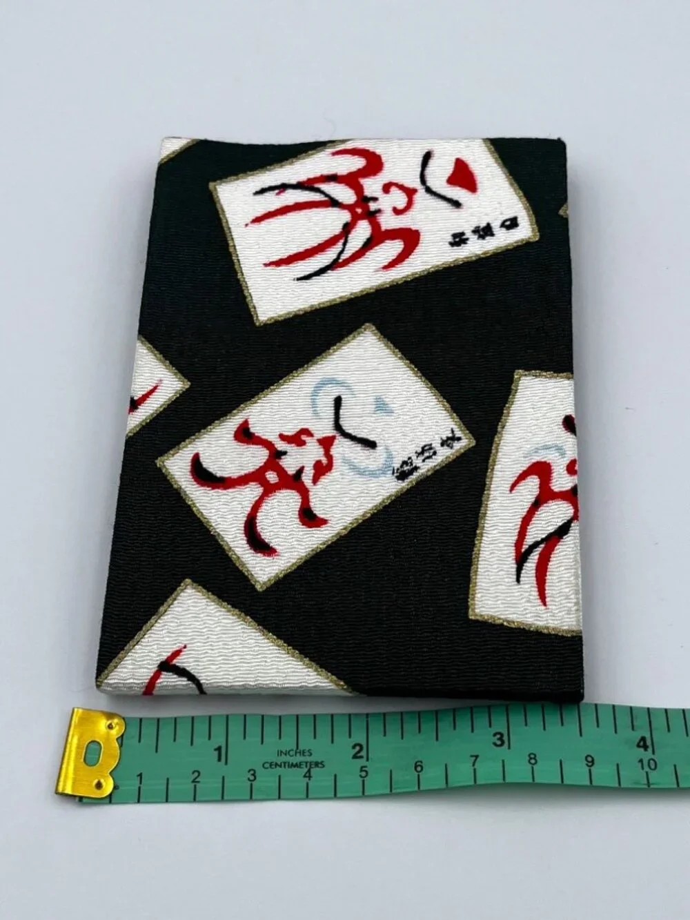 Japanese Portable Folding Compact Mirror – Fabric Design – Pocket Inside